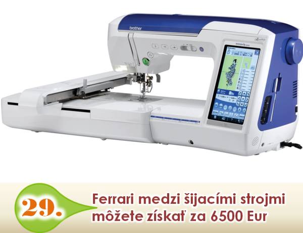 Malý luxus šijacích strojov