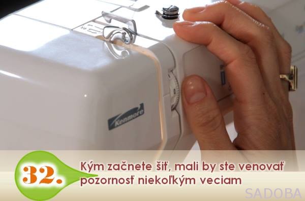 Na čo dávať pozor pred šitím