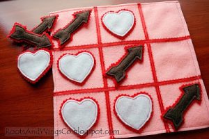 Valentínske tic-tac-toe